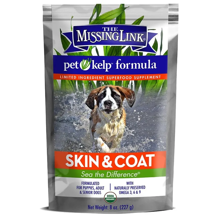 The Missing Link® Pet Kelp® Formula Skin & Coat Limited Ingredient Superfood Supplement for Dogs 8 oz