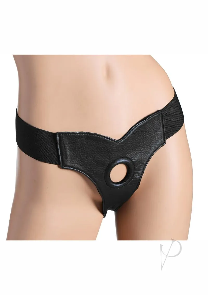 Thinz Bailey Velvet Lined Harness Black