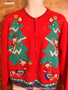 Tiny Santas Bad Christmas Sweater