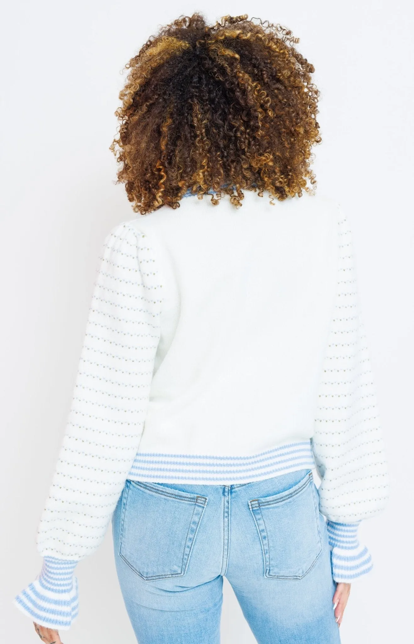 Truly Divine Cardigan, BLUE