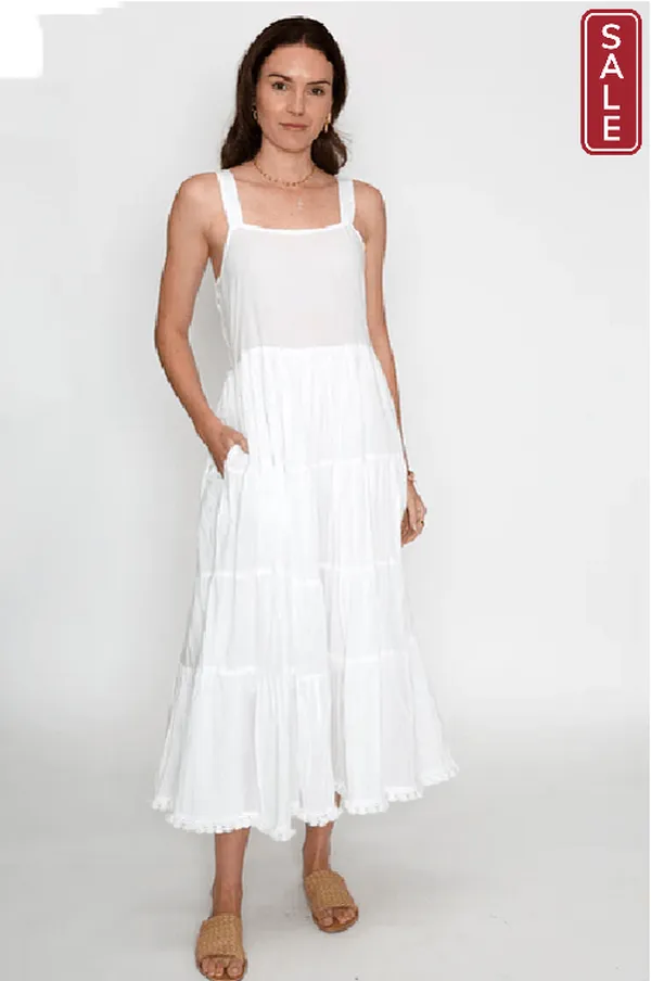 Vienna Dress-white