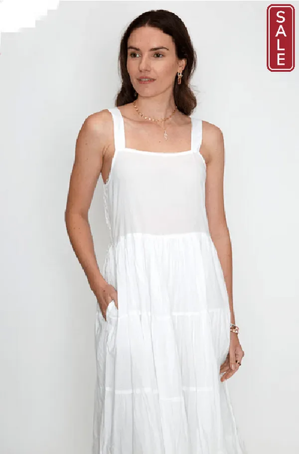 Vienna Dress-white