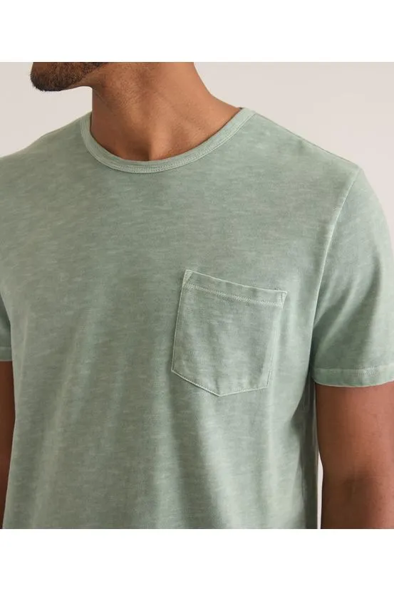 Vintage Heavy Slub Pocket Tee - Iceberg Green