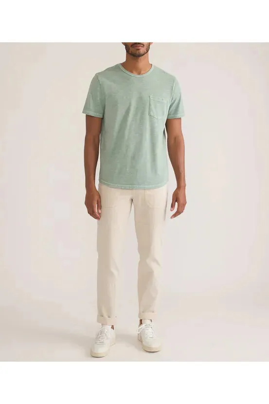 Vintage Heavy Slub Pocket Tee - Iceberg Green