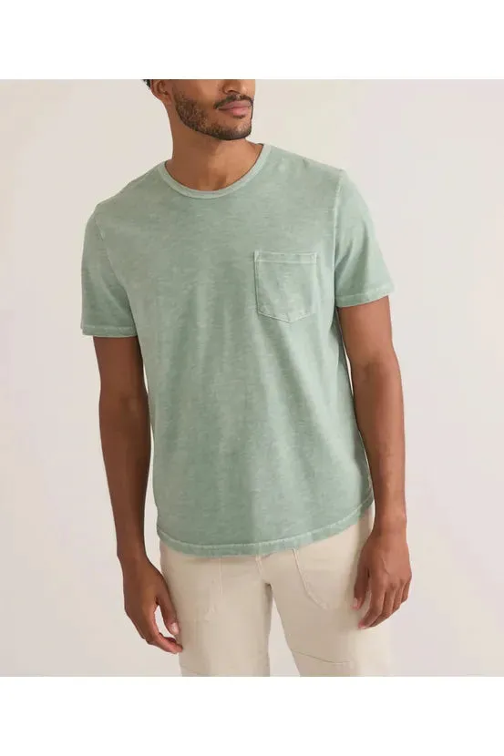 Vintage Heavy Slub Pocket Tee - Iceberg Green