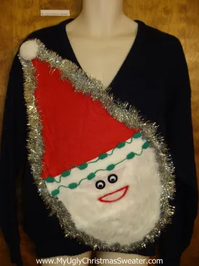 Wacky Santa Mens Ugly Christmas Sweater