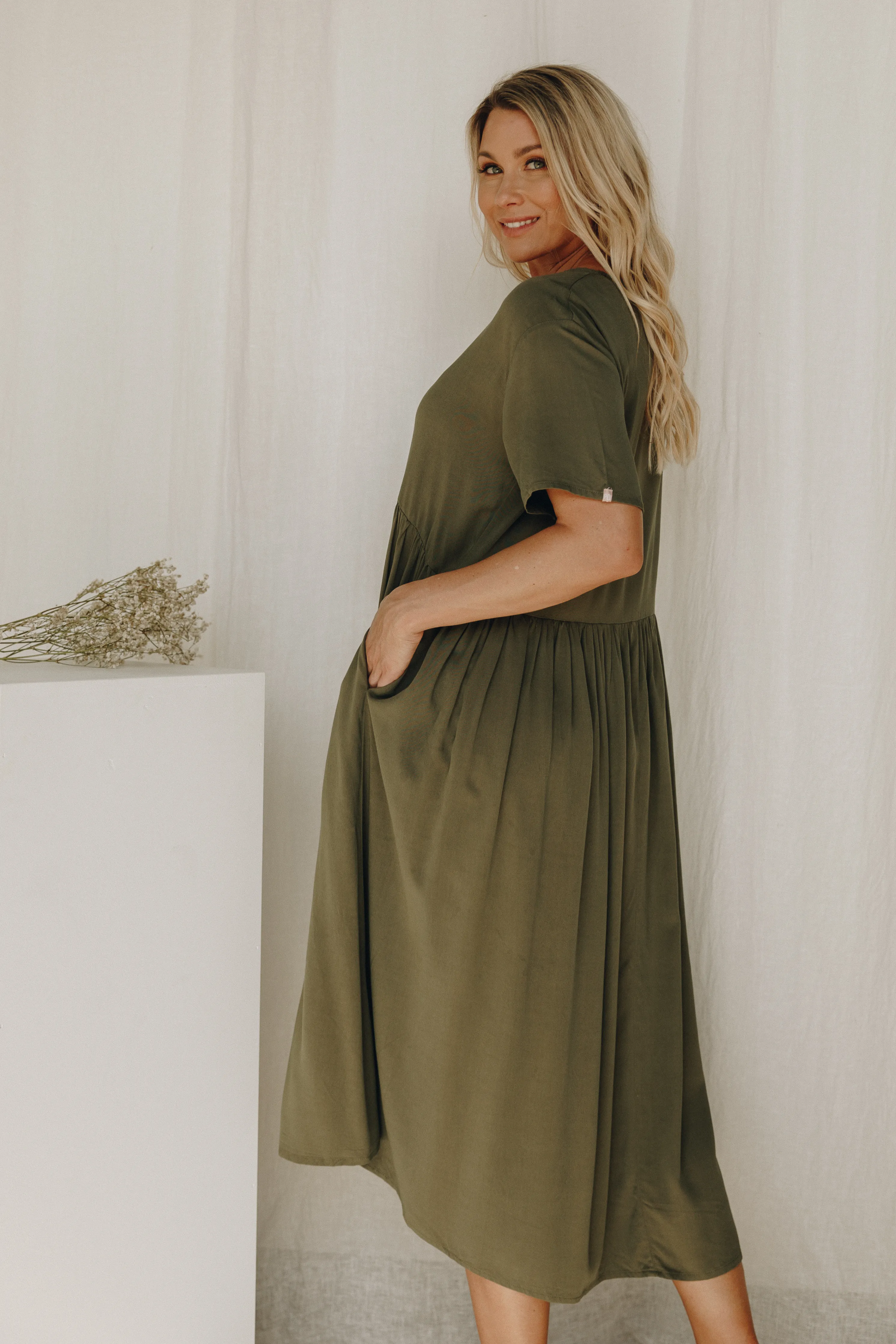 Wander Dress | Khaki | FINAL SALE
