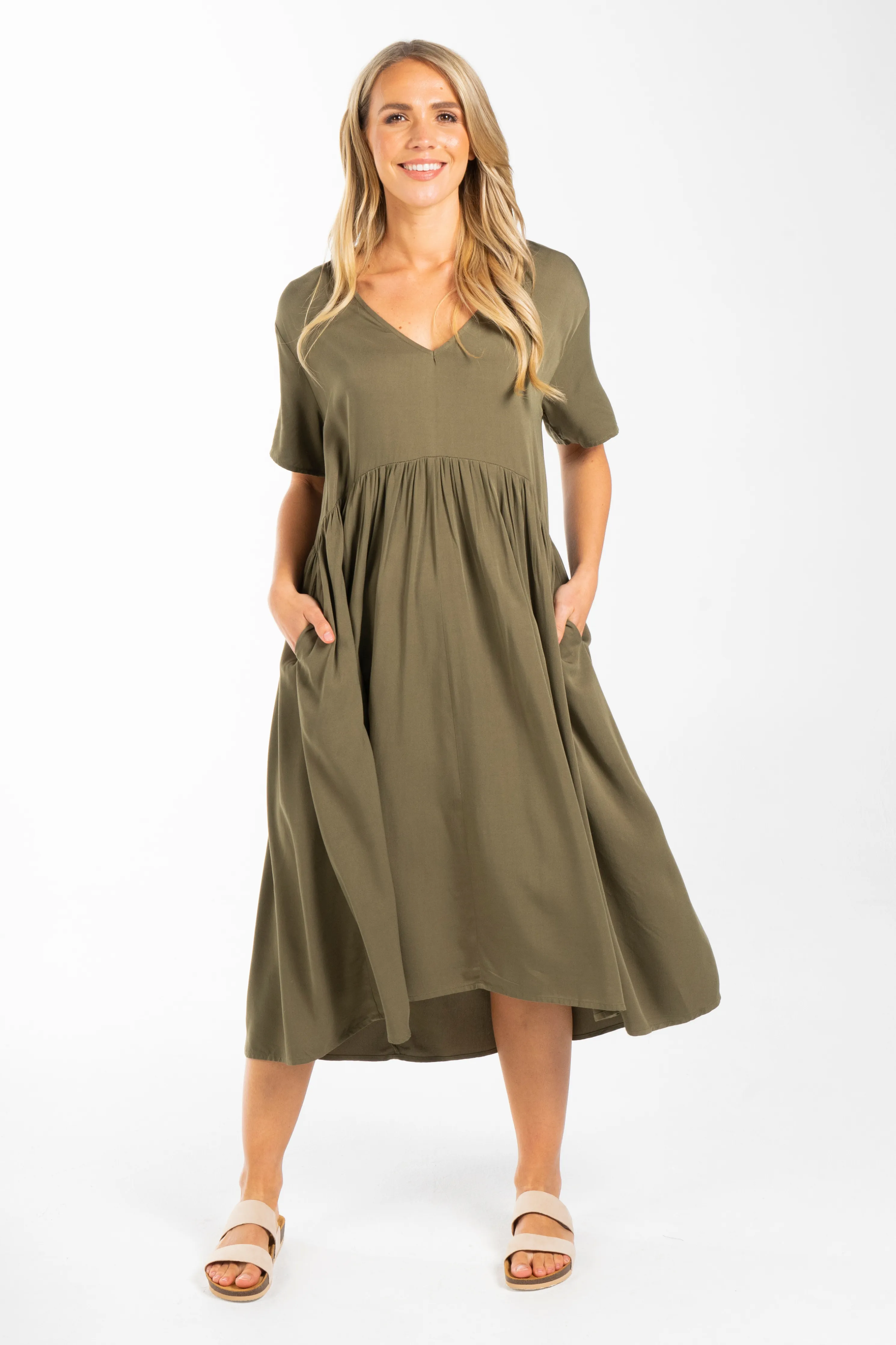 Wander Dress | Khaki | FINAL SALE