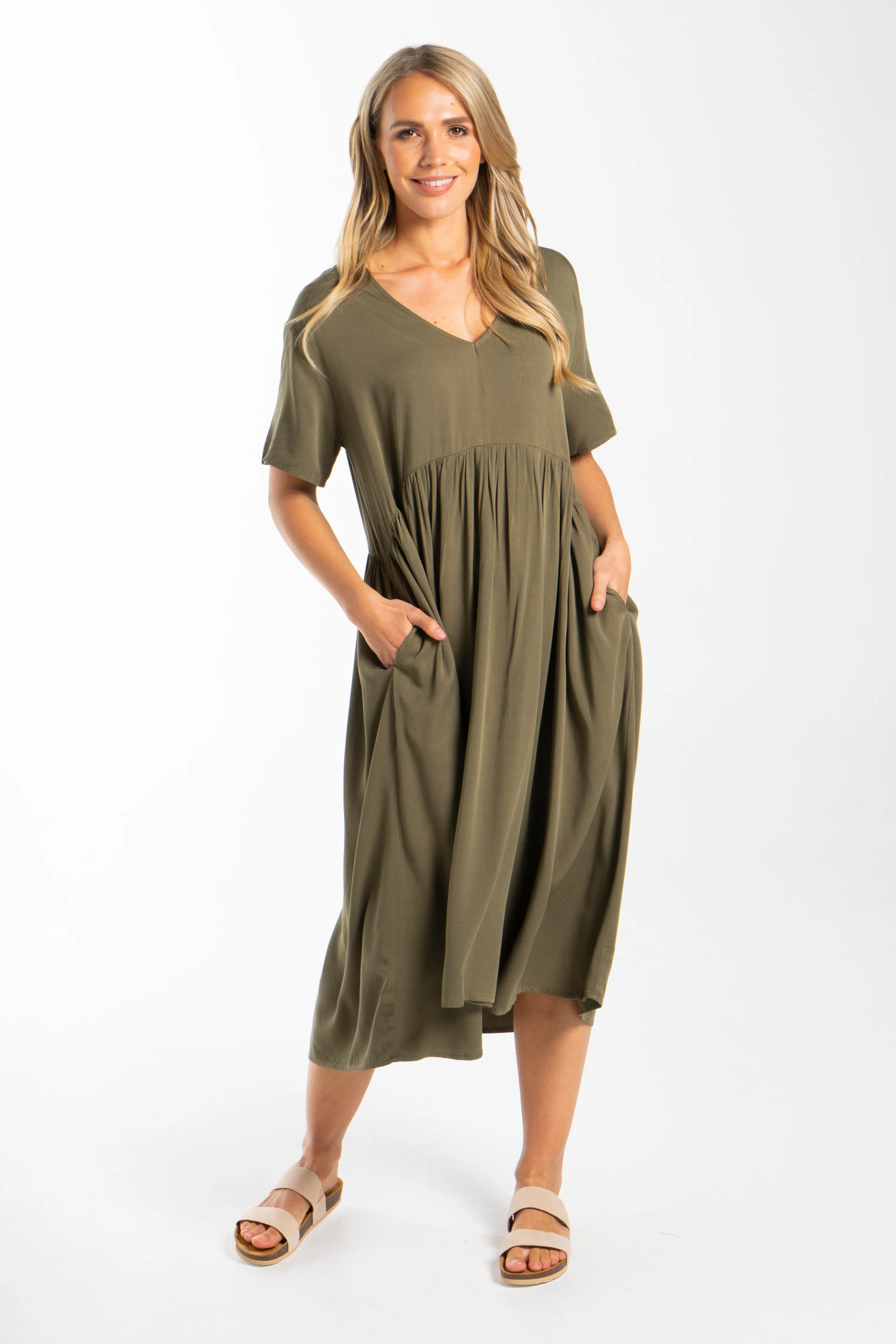 Wander Dress | Khaki | FINAL SALE