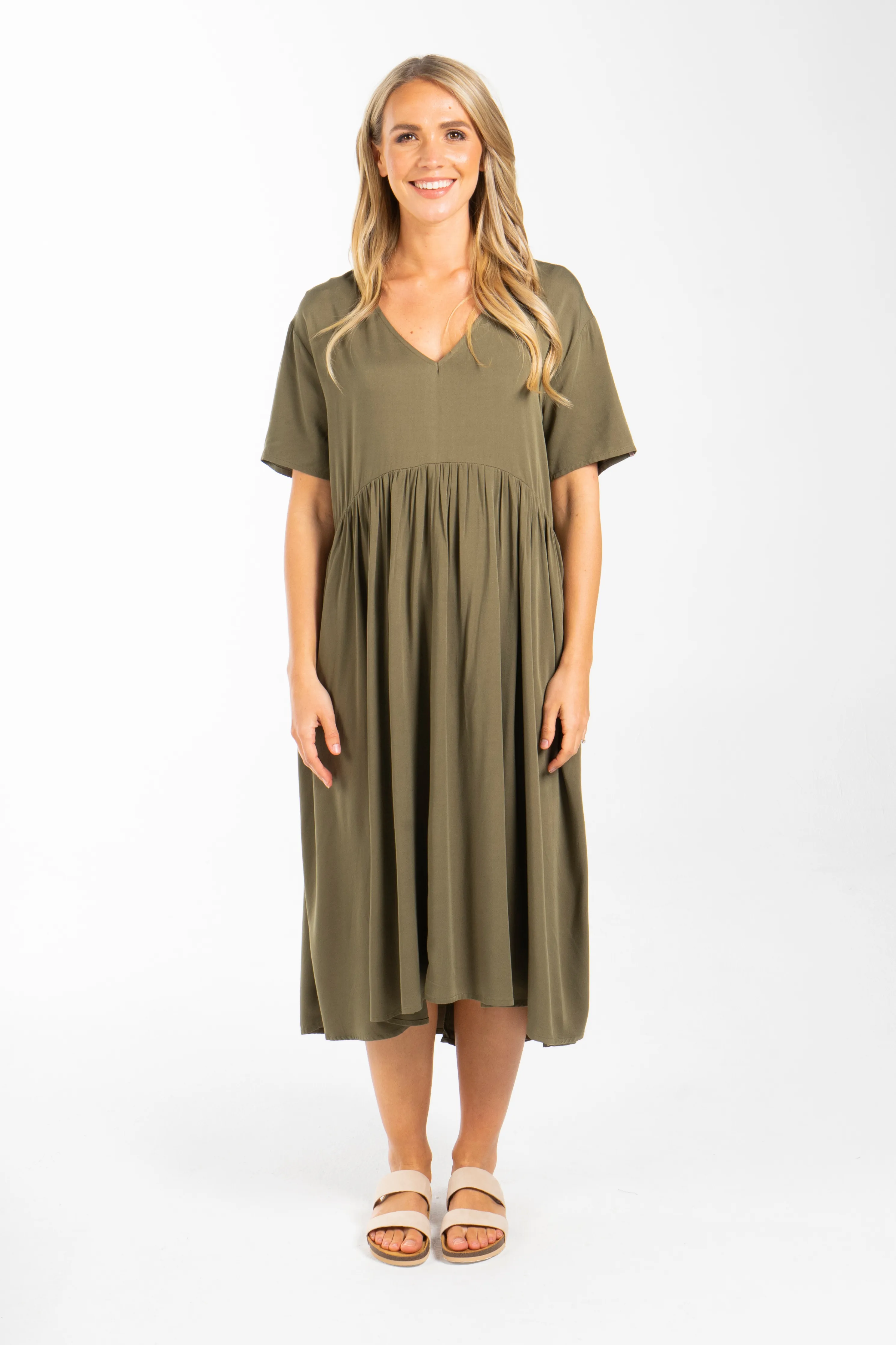 Wander Dress | Khaki | FINAL SALE