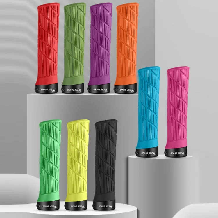WEST BIKING Bicycle Anti-Skid And Shock-Absorbing Comfortable Grip Cover(Yellow)