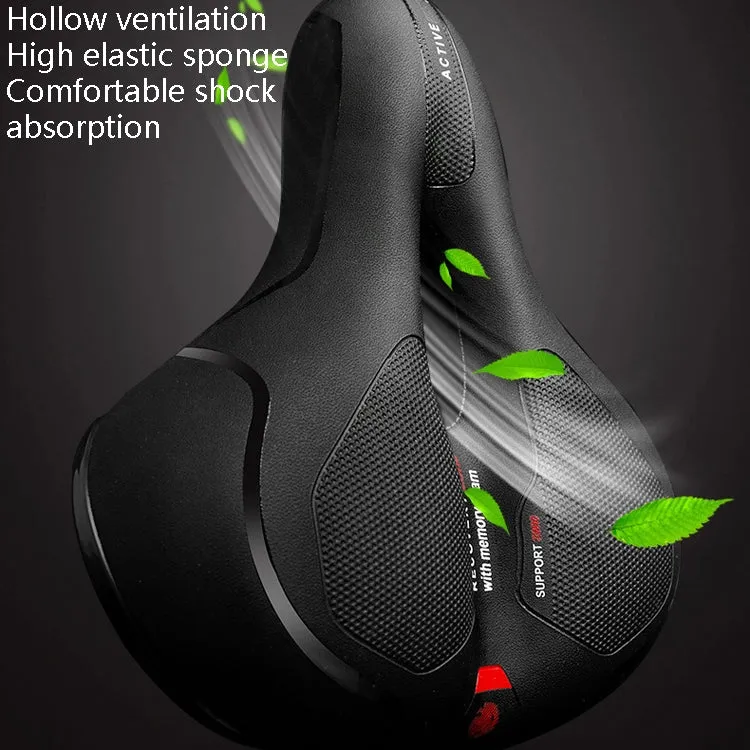 Wheel Up Mountain Bike Saddles Road Bikes Bicycles Comfortable Saddle Cushions Accessories And Bicycle Cushions, Colour: Spring Red Black