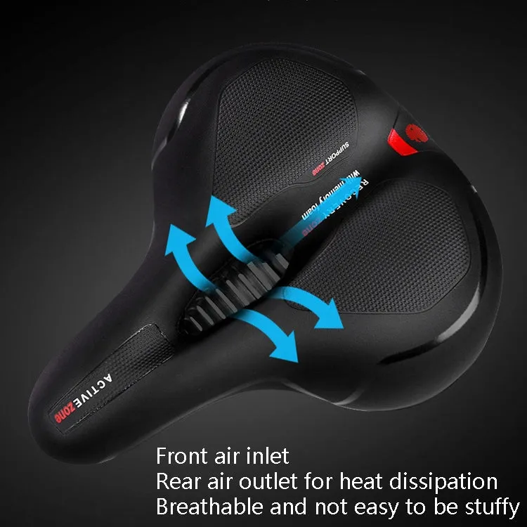 Wheel Up Mountain Bike Saddles Road Bikes Bicycles Comfortable Saddle Cushions Accessories And Bicycle Cushions, Colour: Spring Red Black