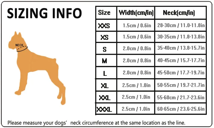 Whinhyepet Dog Collar black - XL