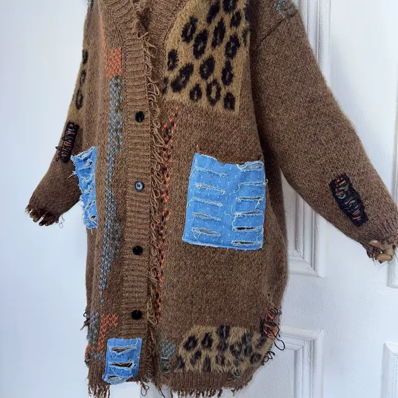 Wild Patchwork Cardigan Kimono