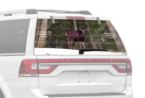 Winter Buck Rear Window Decal