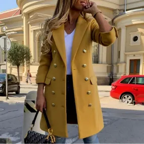 Women's Classic Long Trench Coat
