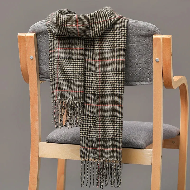 Women's / Men's  Warm Classic Plaid Scarf