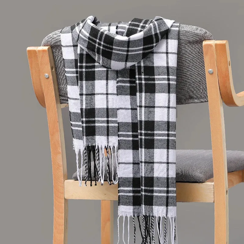 Women's / Men's  Warm Classic Plaid Scarf