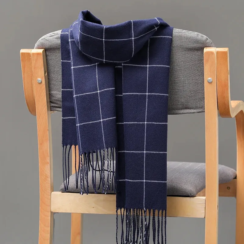 Women's / Men's  Warm Classic Plaid Scarf