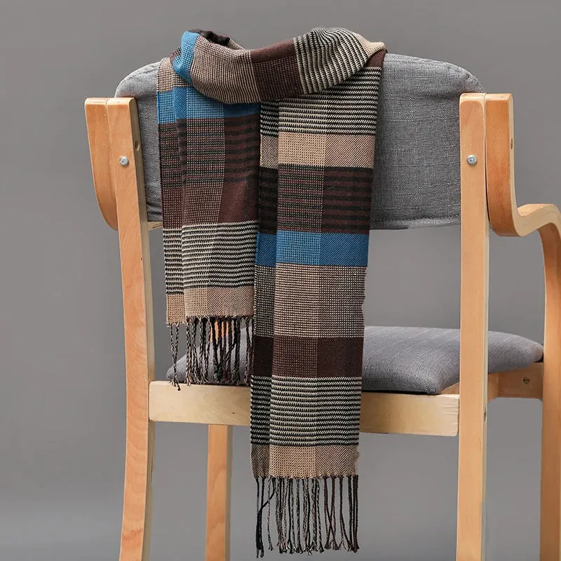 Women's / Men's  Warm Classic Plaid Scarf