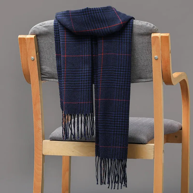 Women's / Men's  Warm Classic Plaid Scarf