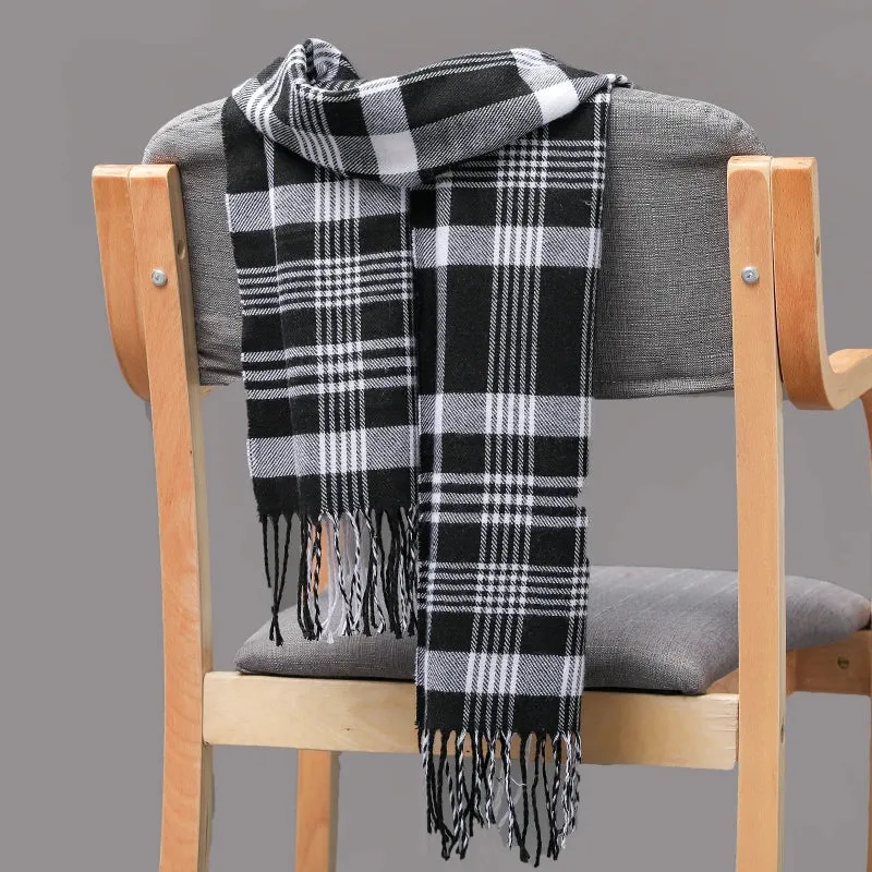 Women's / Men's  Warm Classic Plaid Scarf
