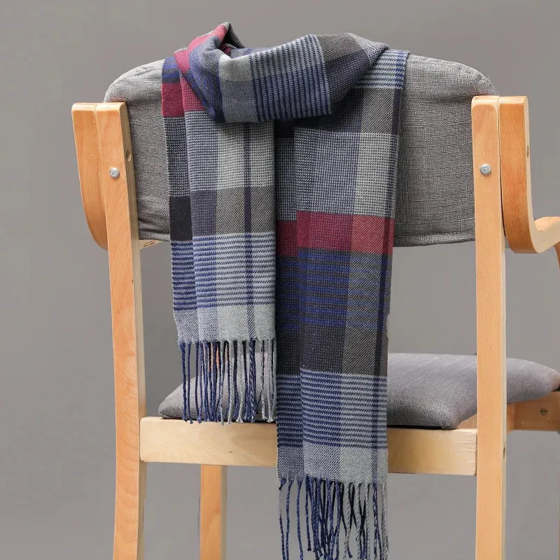 Women's / Men's  Warm Classic Plaid Scarf