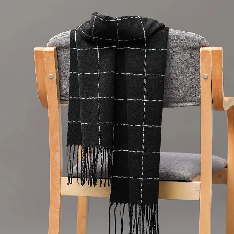 Women's / Men's  Warm Classic Plaid Scarf