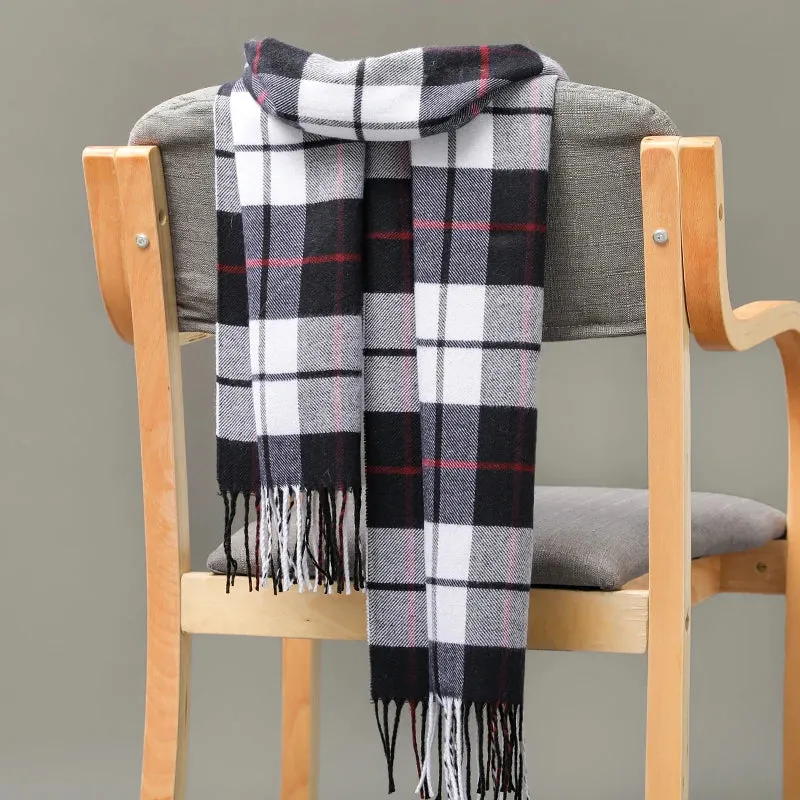 Women's / Men's  Warm Classic Plaid Scarf