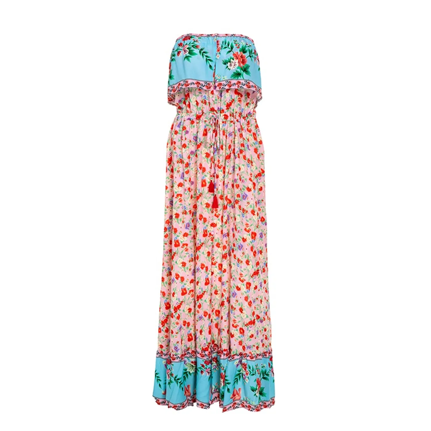 Women's Summer/Autumn Floral Long Off Shoulder Dress