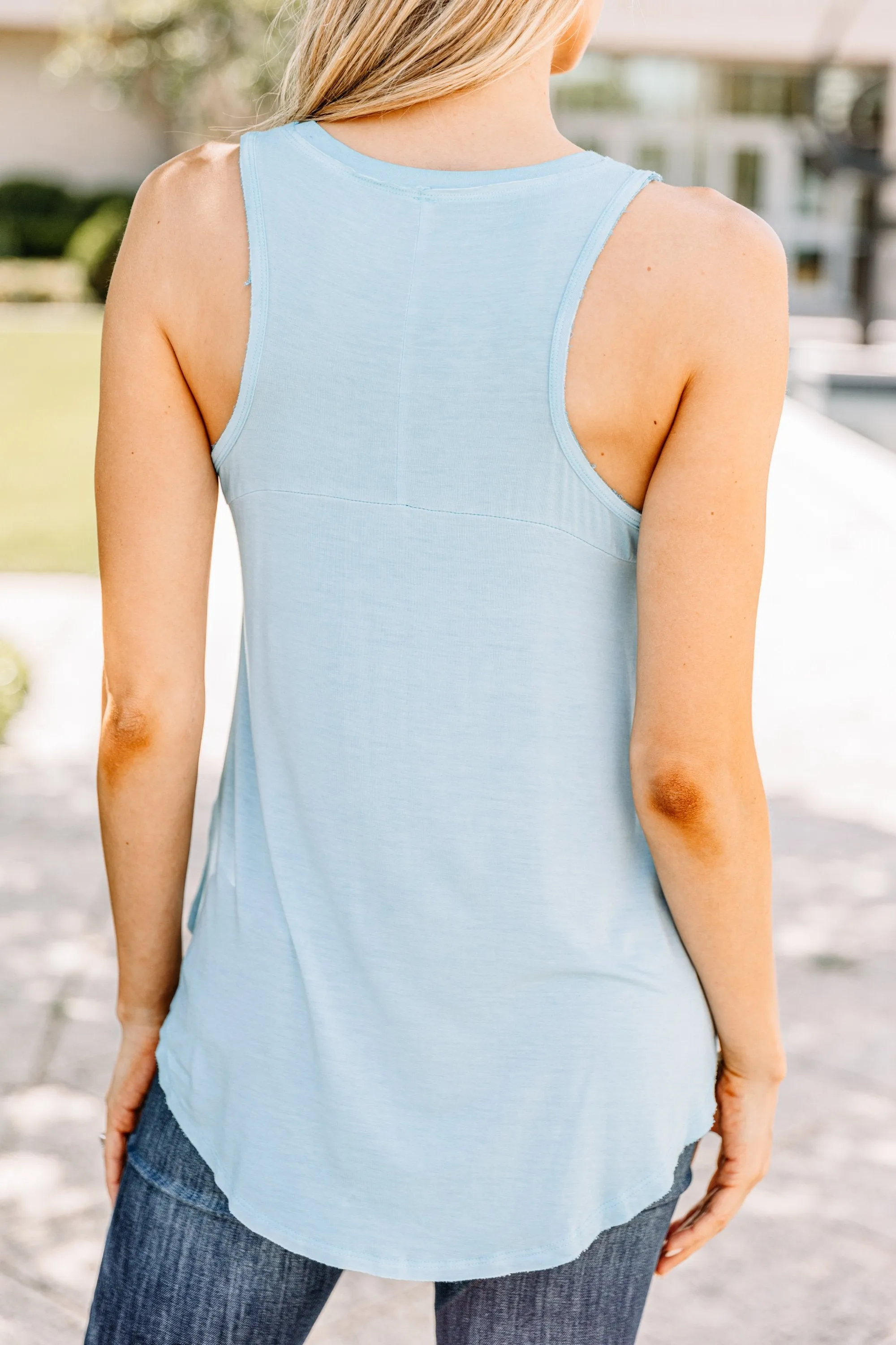 Z Supply: Sandwashed Blue Vagabond Tank